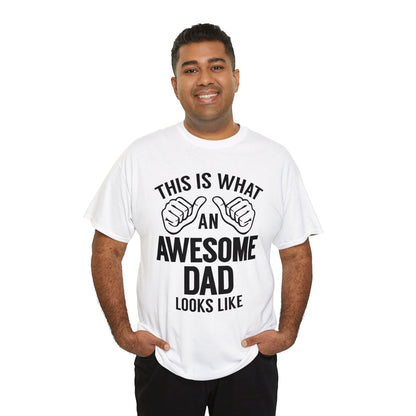 UrbanJ Awesome Dad Heavy Cotton Tee