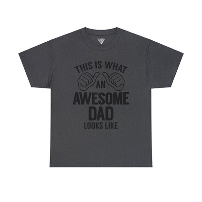 UrbanJ Awesome Dad Heavy Cotton Tee