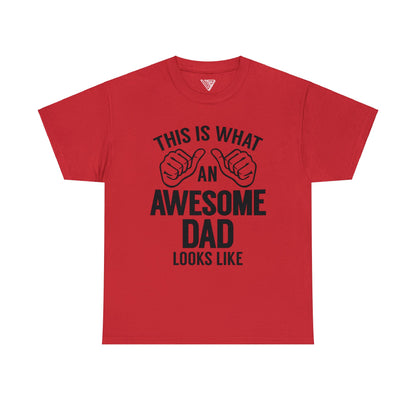 UrbanJ Awesome Dad Heavy Cotton Tee