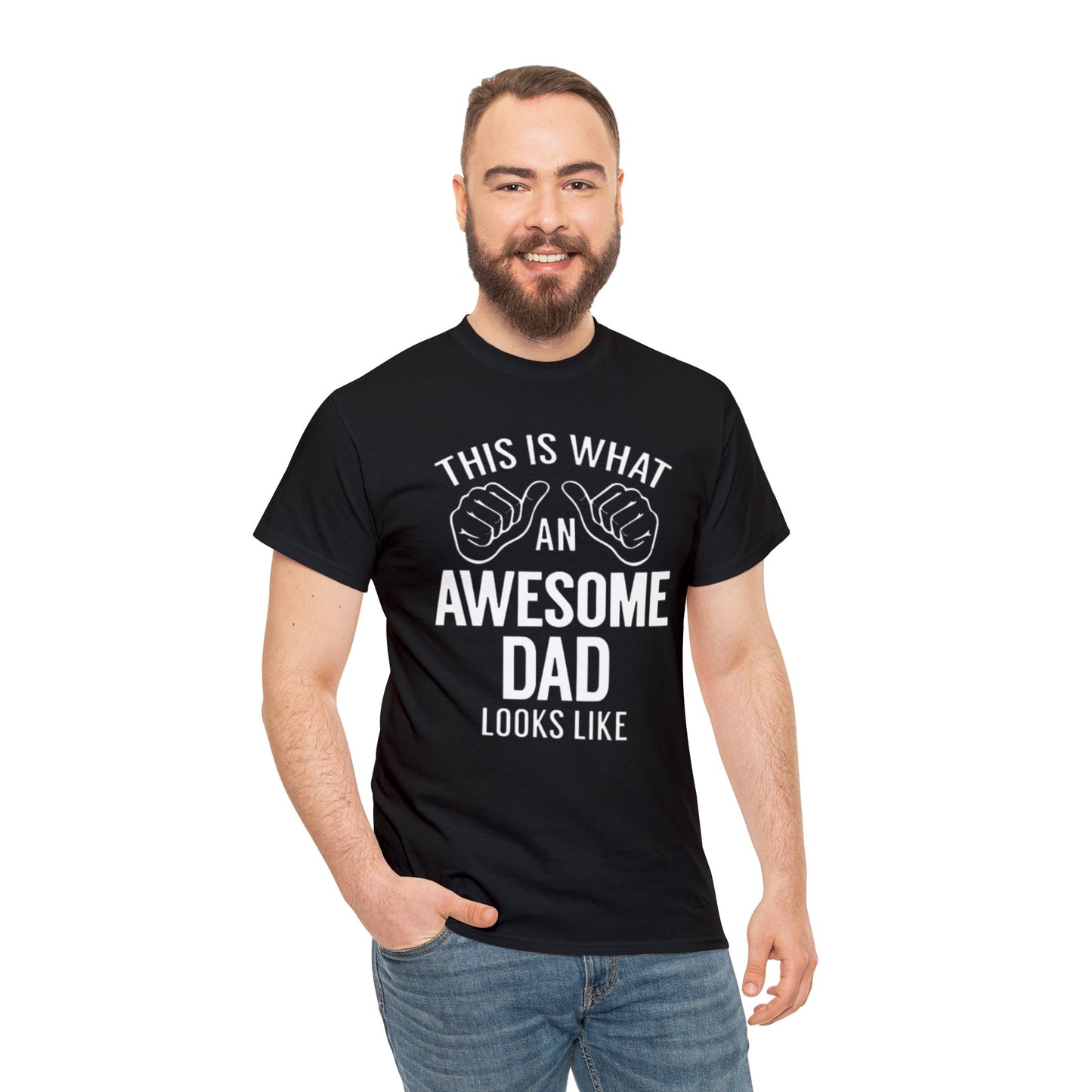 UrbanJ Awesome Dad Heavy Cotton Tee