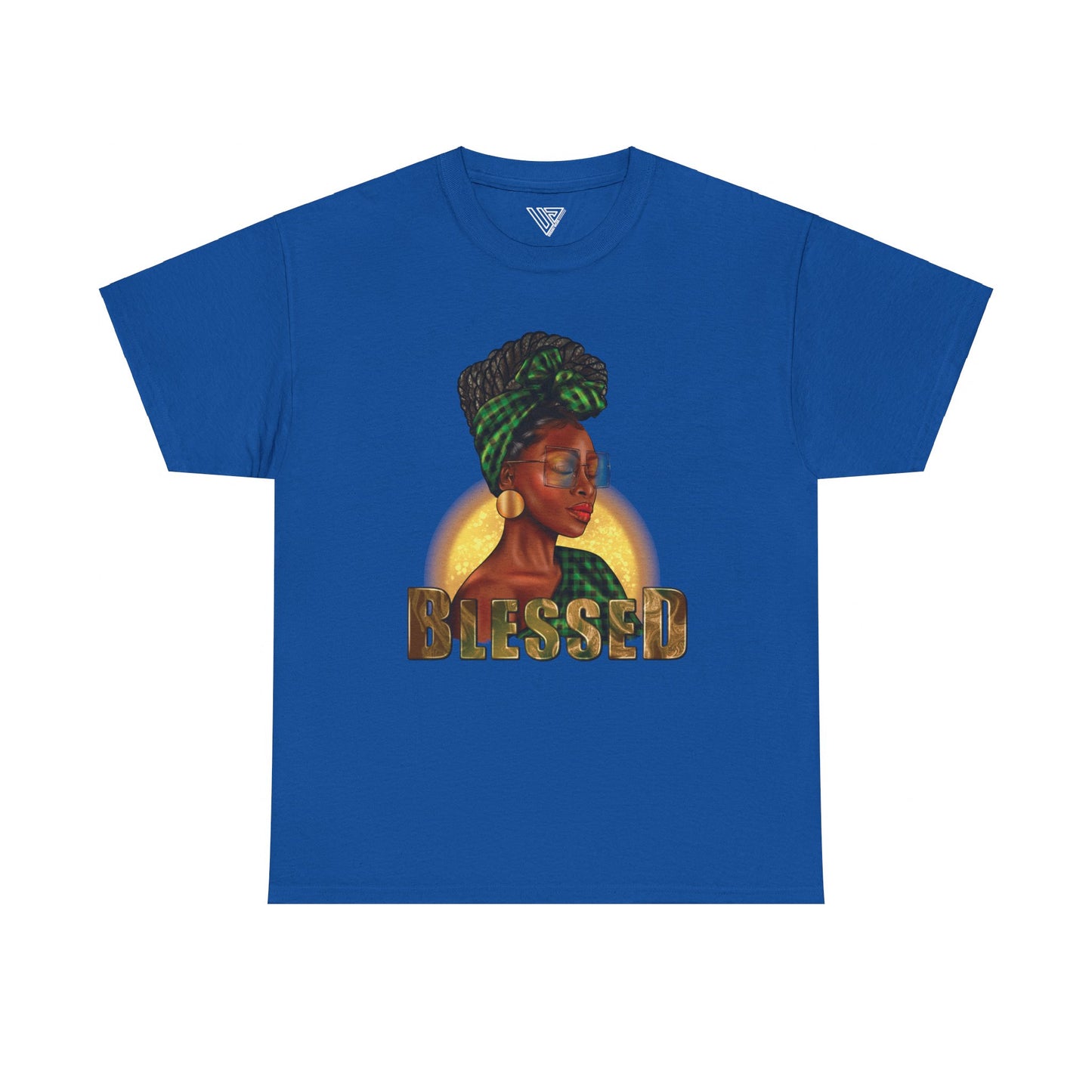 Blessed Afro Woman Heavy Cotton Tee