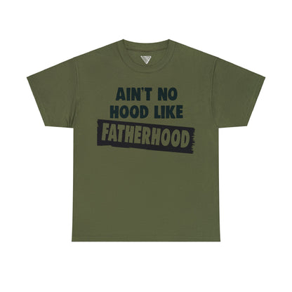 UrbanJ Aint No Hood like Fatherhood Heavy Cotton Tee