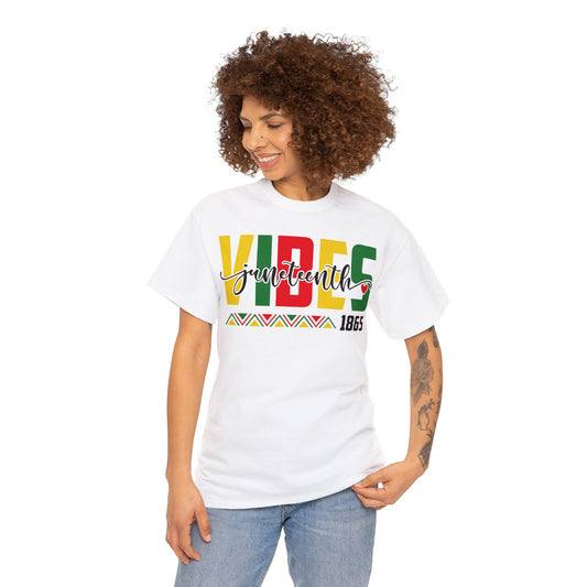 UrbanJ Juneteenth 1865 Vibes Heavy Cotton Tee