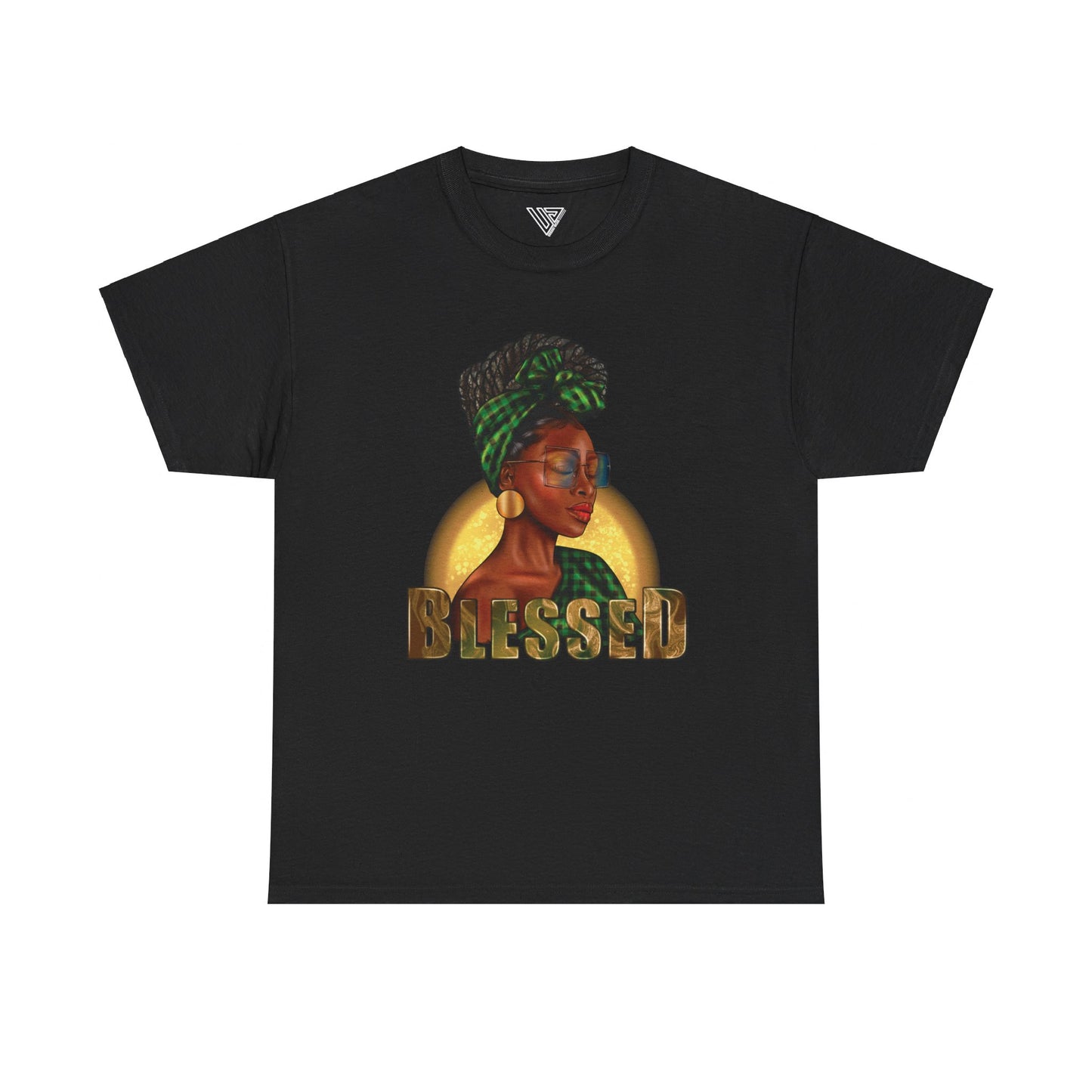 Blessed Afro Woman Heavy Cotton Tee