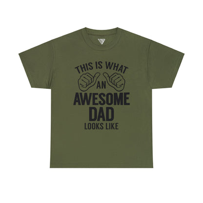 UrbanJ Awesome Dad Heavy Cotton Tee