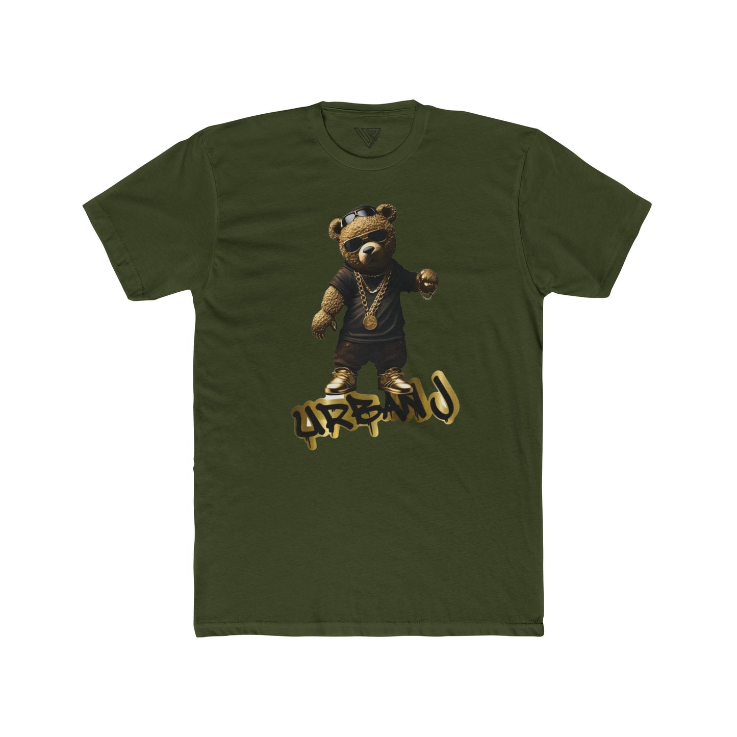 UrbanJ Bear Men's Cotton Crew Tee