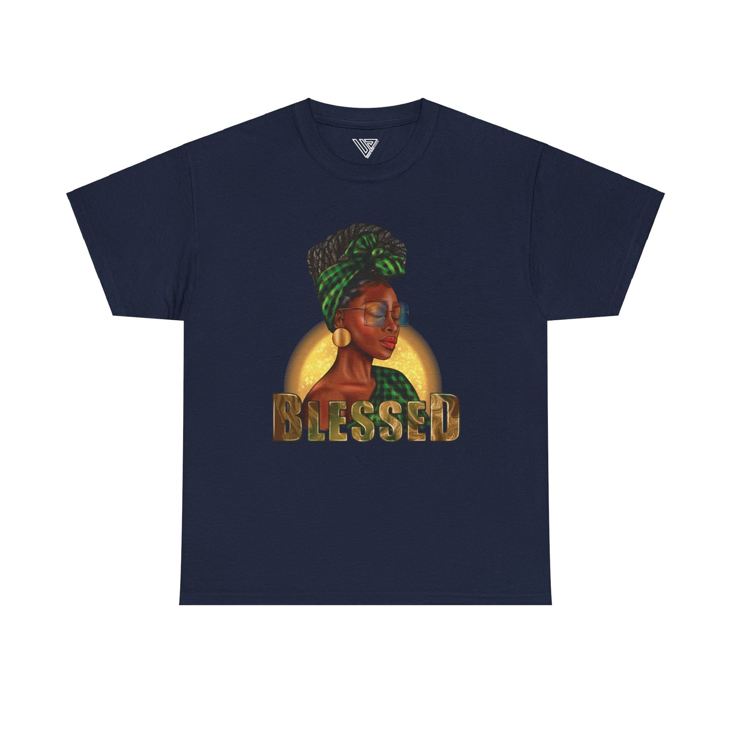 Blessed Afro Woman Heavy Cotton Tee