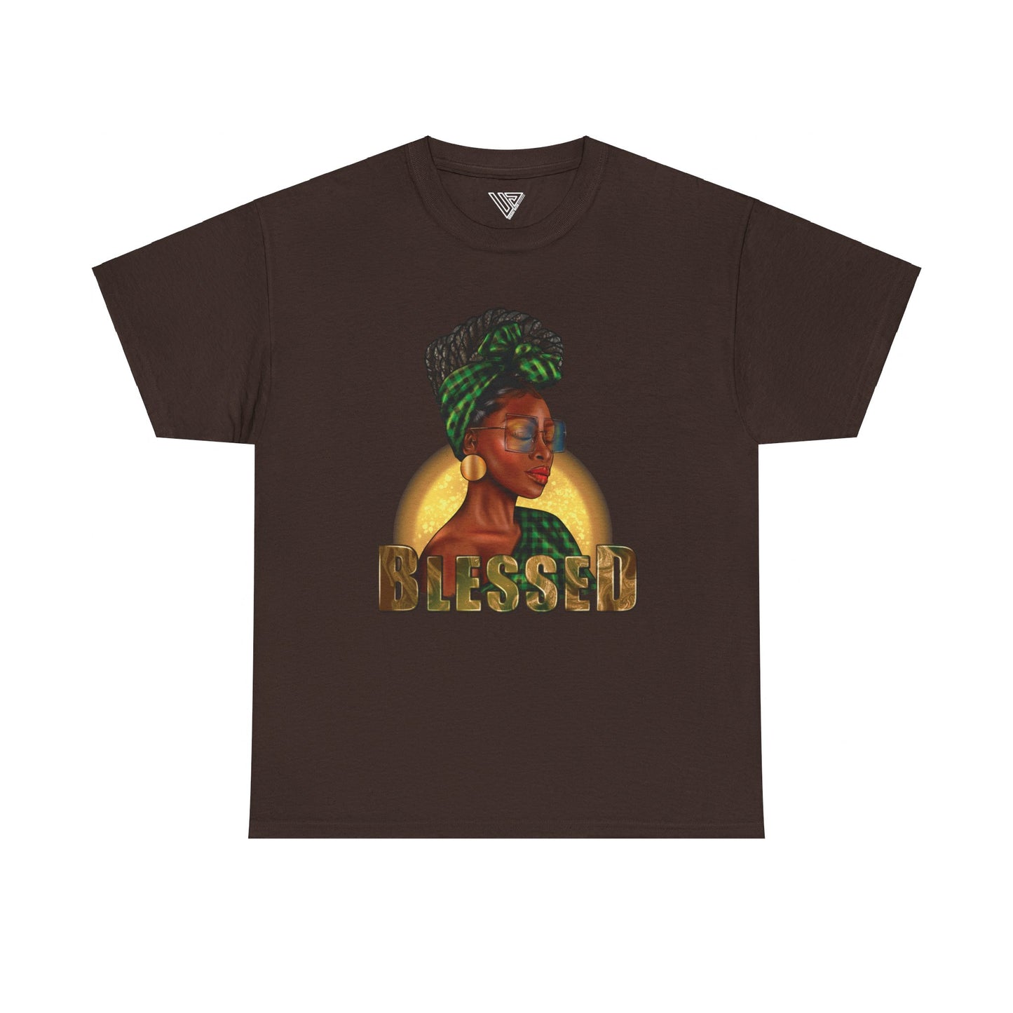 Blessed Afro Woman Heavy Cotton Tee