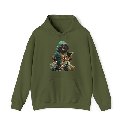 UrbanJ Wear Lion Heavy Blend Hoodie