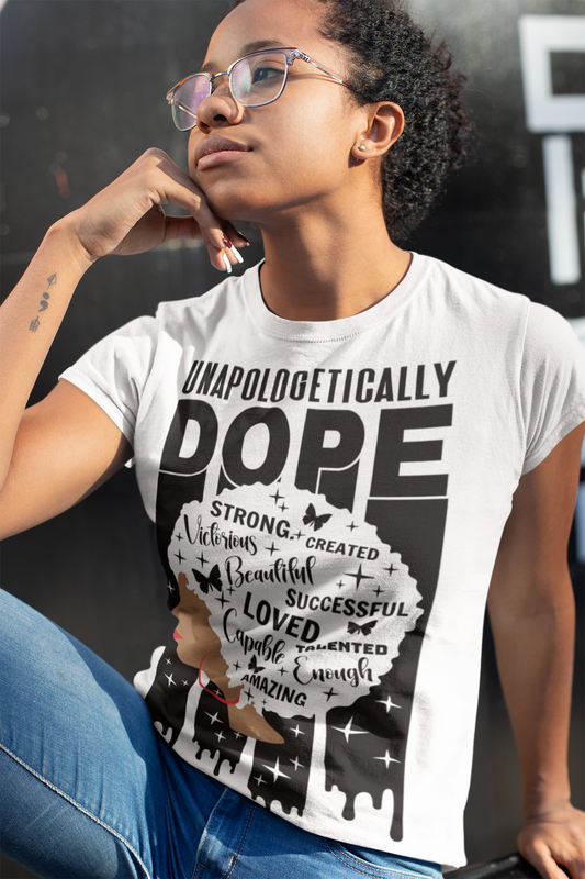 UrbanJ Dope Afro Women's The Boyfriend Tee