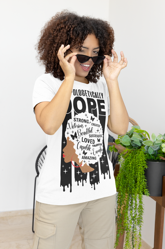 UrbanJ Dope Afro Women's Heavy Cotton Tee