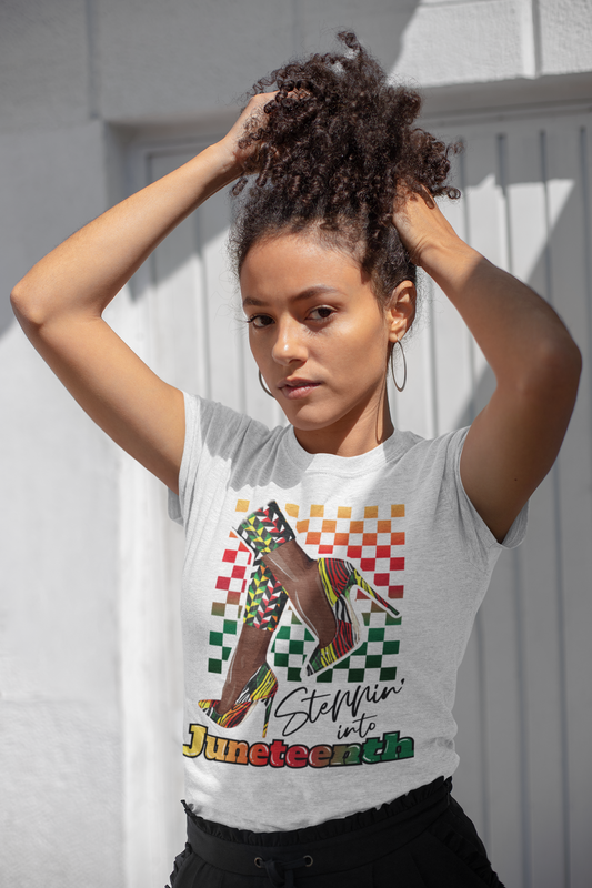 UrbanJ Juneteenth Heels Women's The Boyfriend Tee